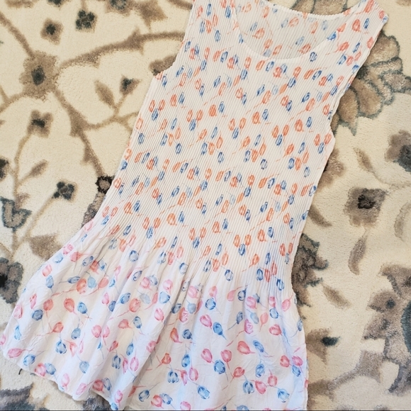 Vintage Floral Plisee Blouse - Picture 11 of 11